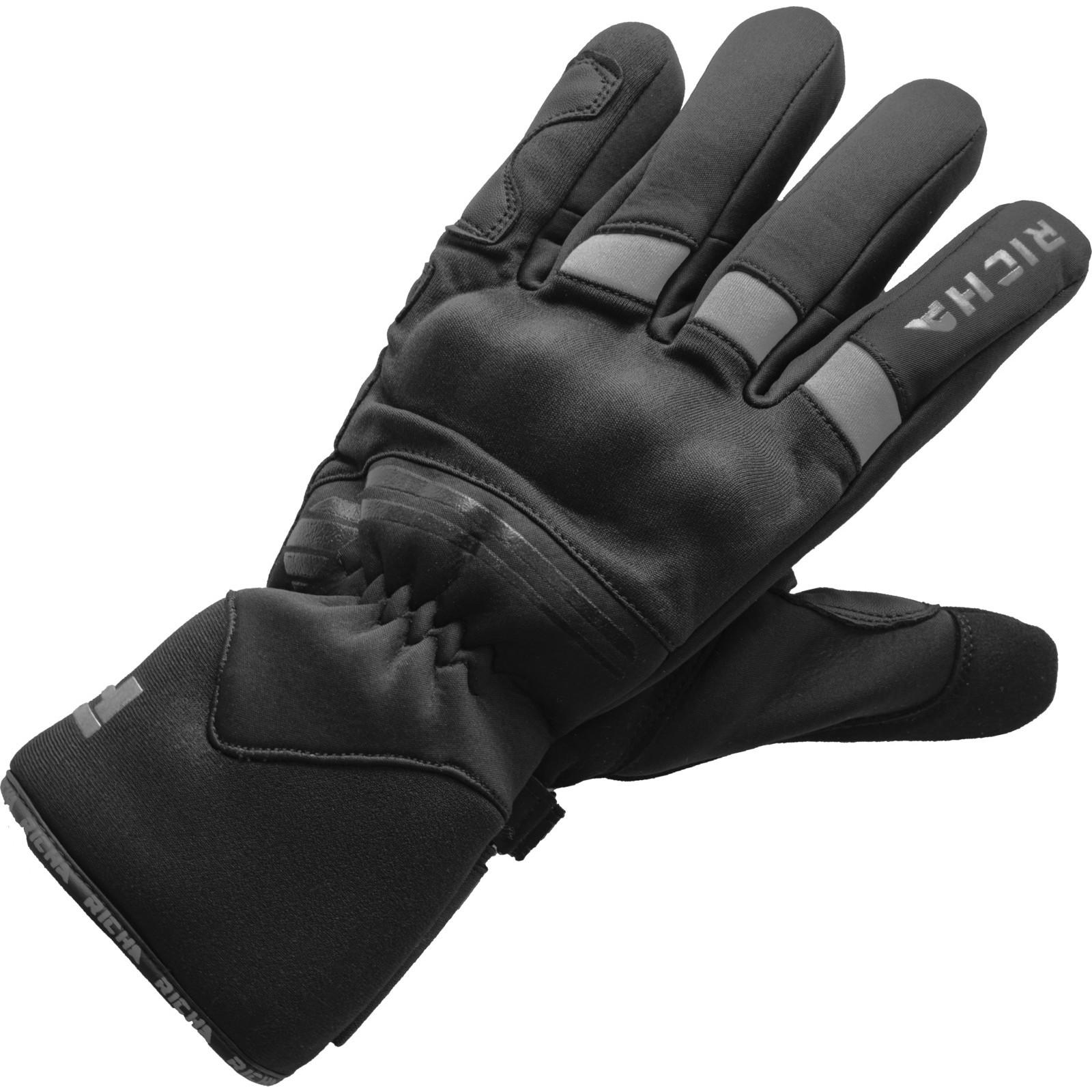 Richa Summit Evo Motorcycle Gloves L Black Grey