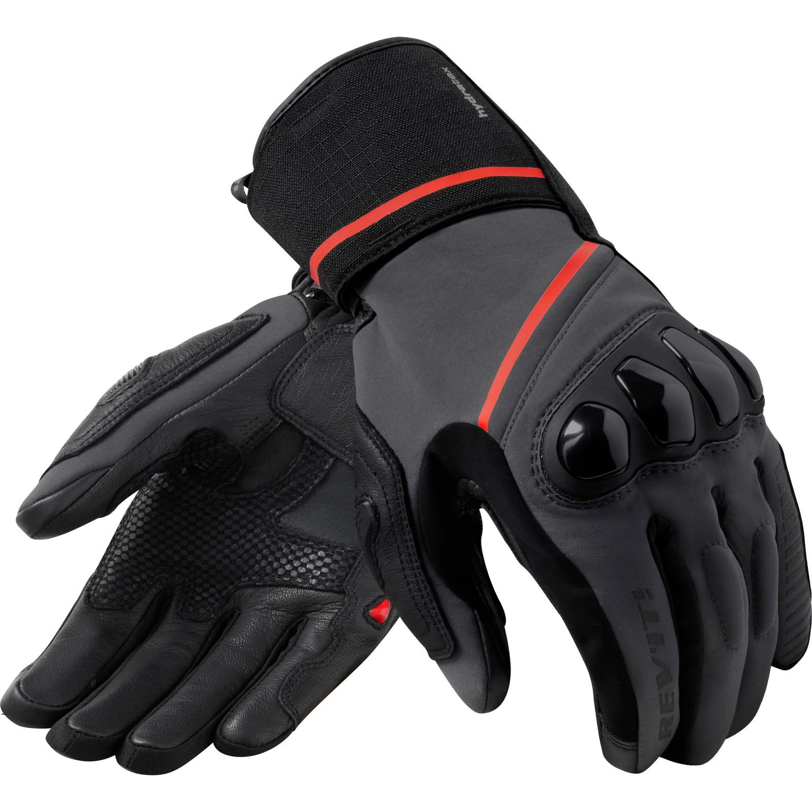 FGS194 - 1150-XL - Rev It Summit 4 H2O Motorcycle Gloves XL Black Grey