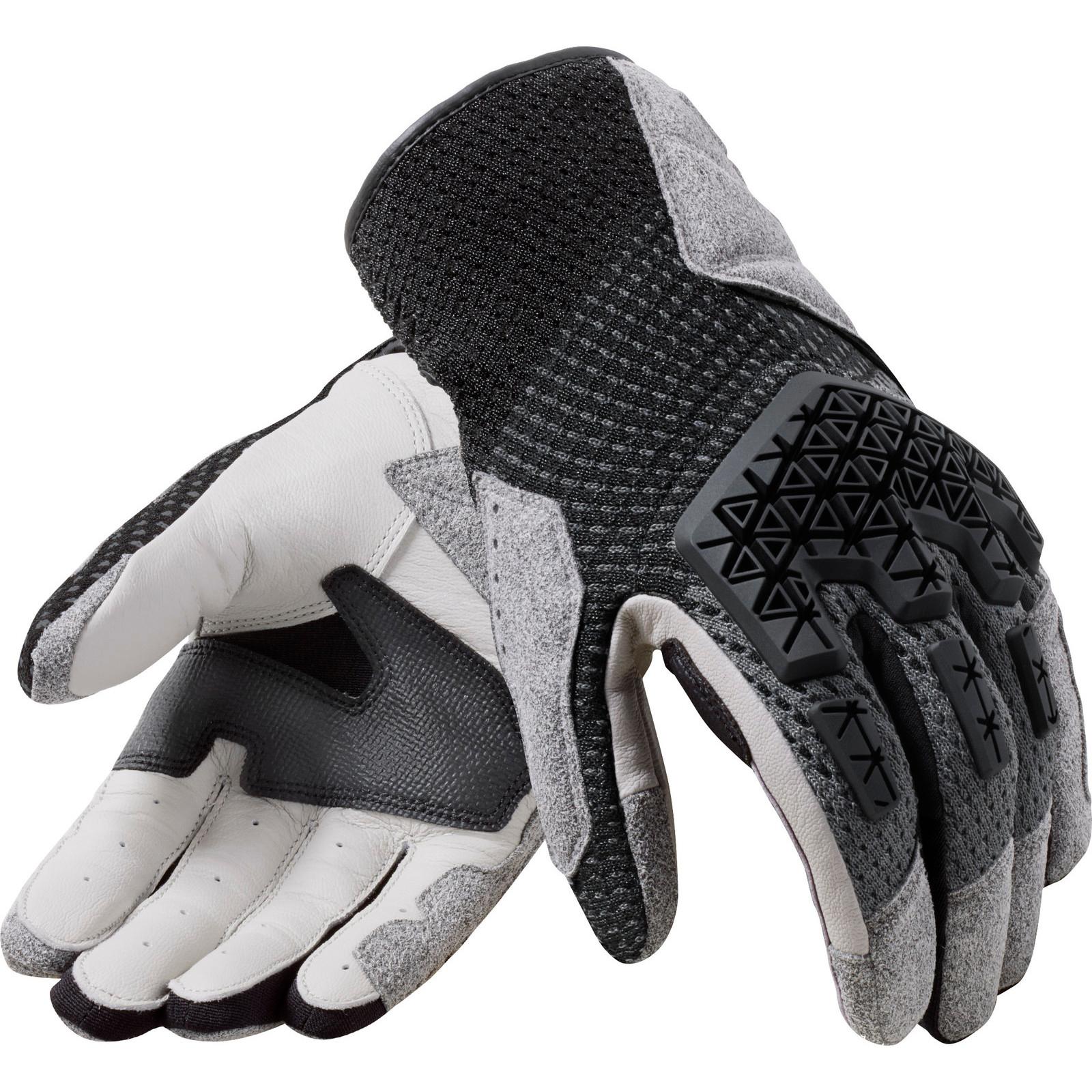 FGS190 - 1170-L - Rev It Offtrack 2 Motorcycle Gloves L Black Silver