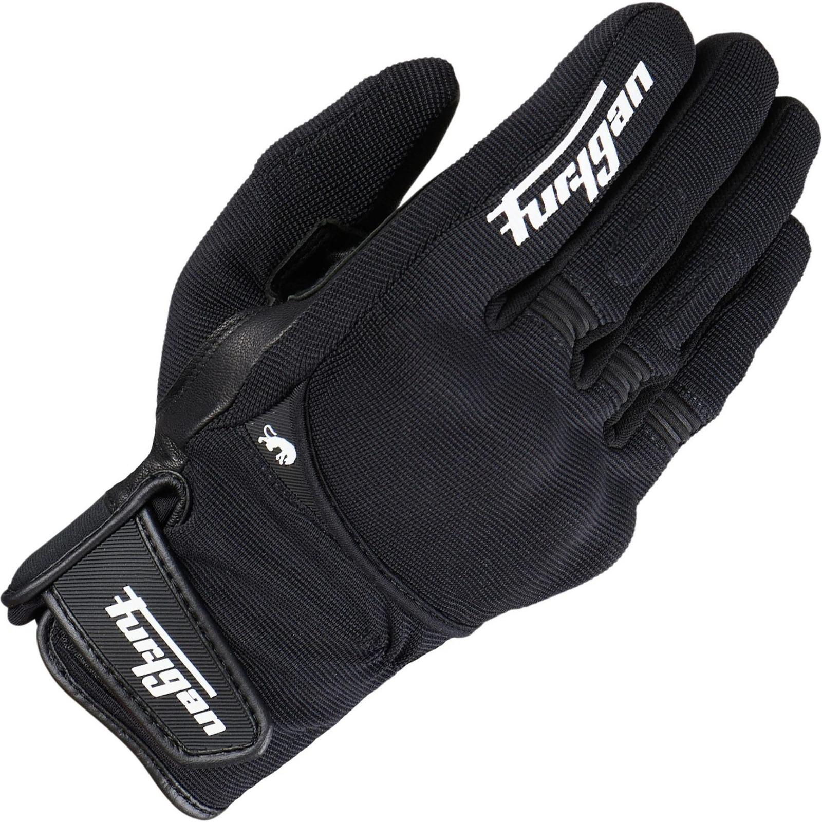 4531-143 3XL - Furygan Jet All Season D3O Motorcycle Gloves 3XL Black White