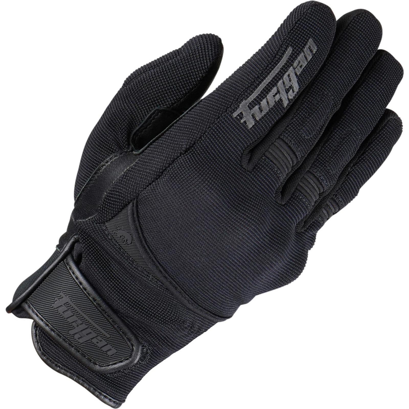 4532-1 L - Furygan Jet All Season D3O Ladies Motorcycle Gloves L Black