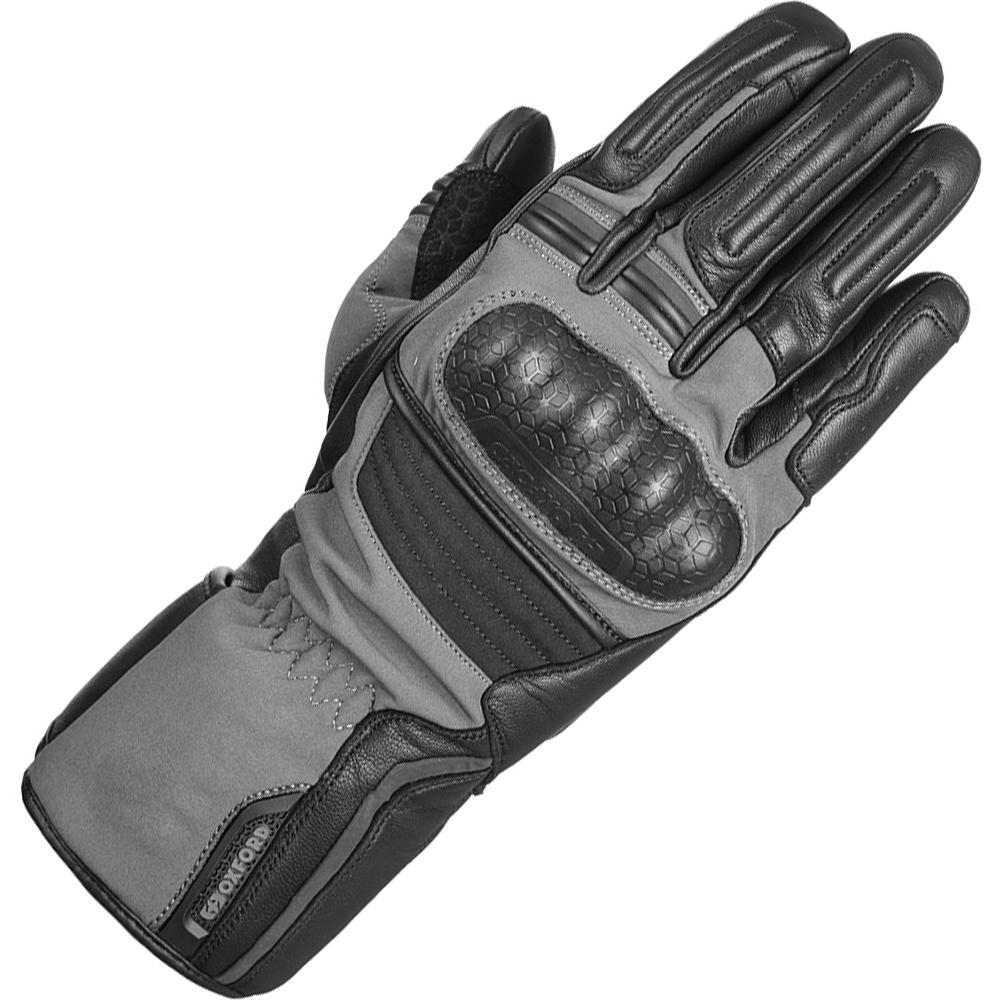 GM197302L - Oxford Hexham Motorcycle Gloves L Grey Black