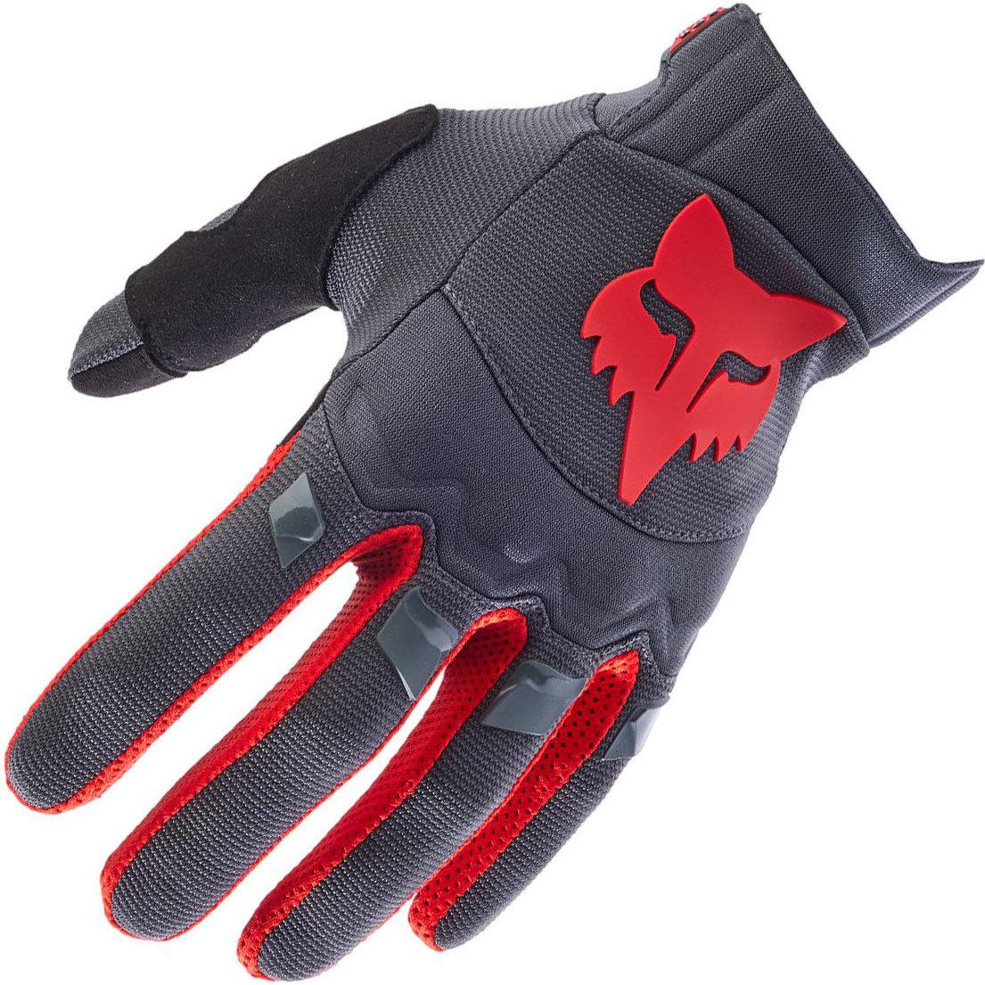 31326-037-2X - Fox Racing 2024 Dirtpaw CE Motocross Gloves XXL Grey Red