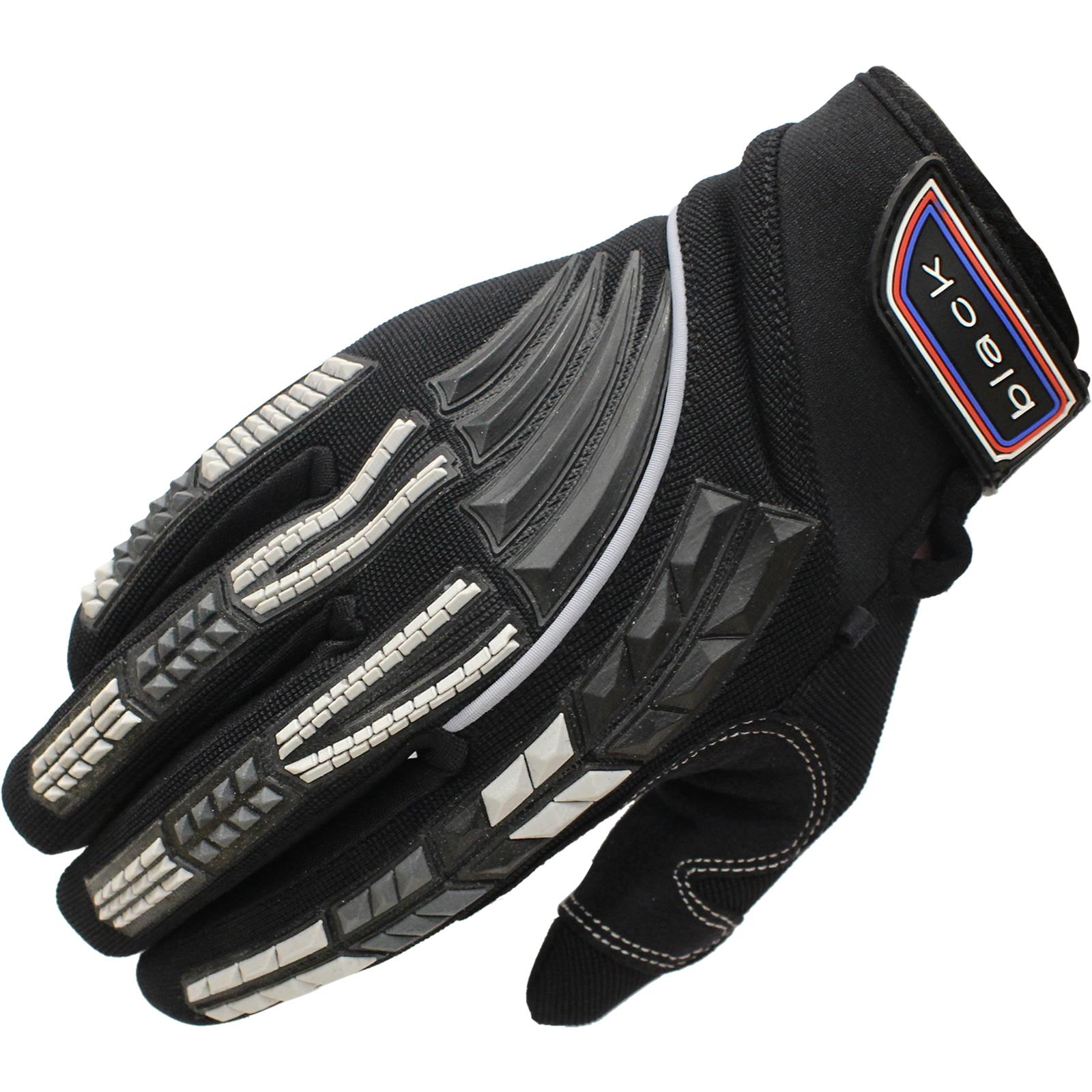 5234-0108 - Black Claw Motocross Gloves XXL Black