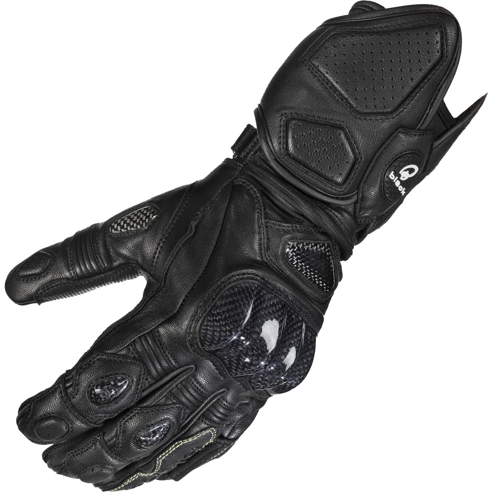 Black Rhino Motorcycle Gloves M Black