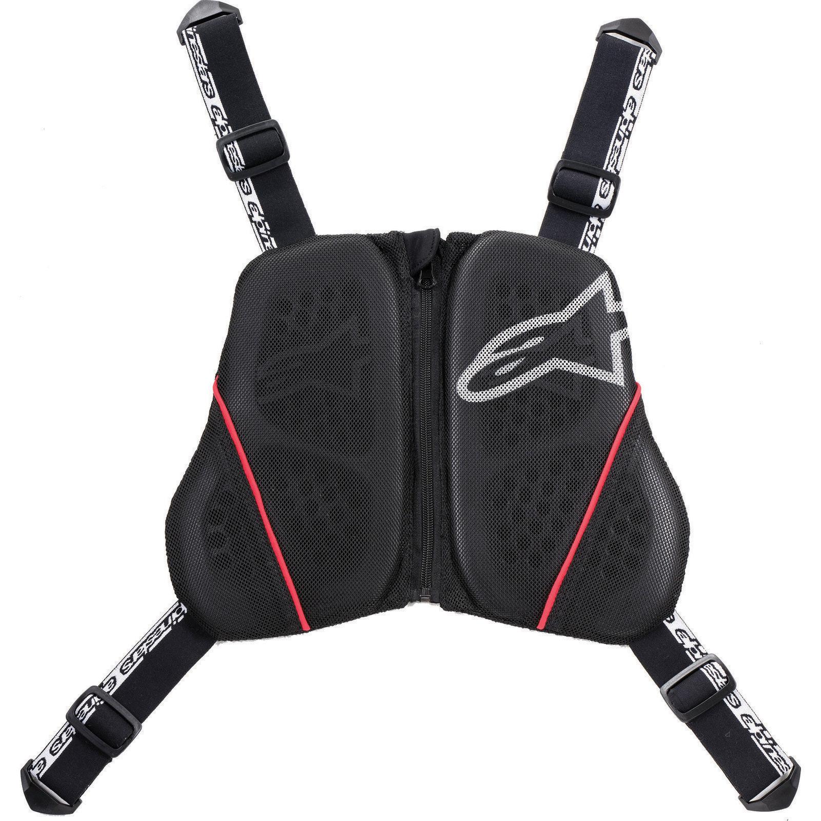 6508615 123 S - Alpinestars Nucleon KR-C Chest Protector XS-S Black White Red