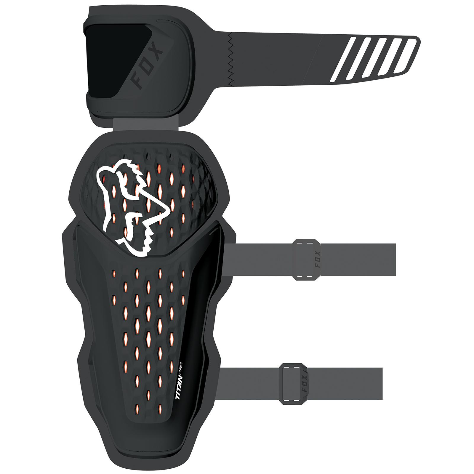 25193-001-L/XL - Fox Racing Titan Pro D3O Elbow Guards L/XL Black