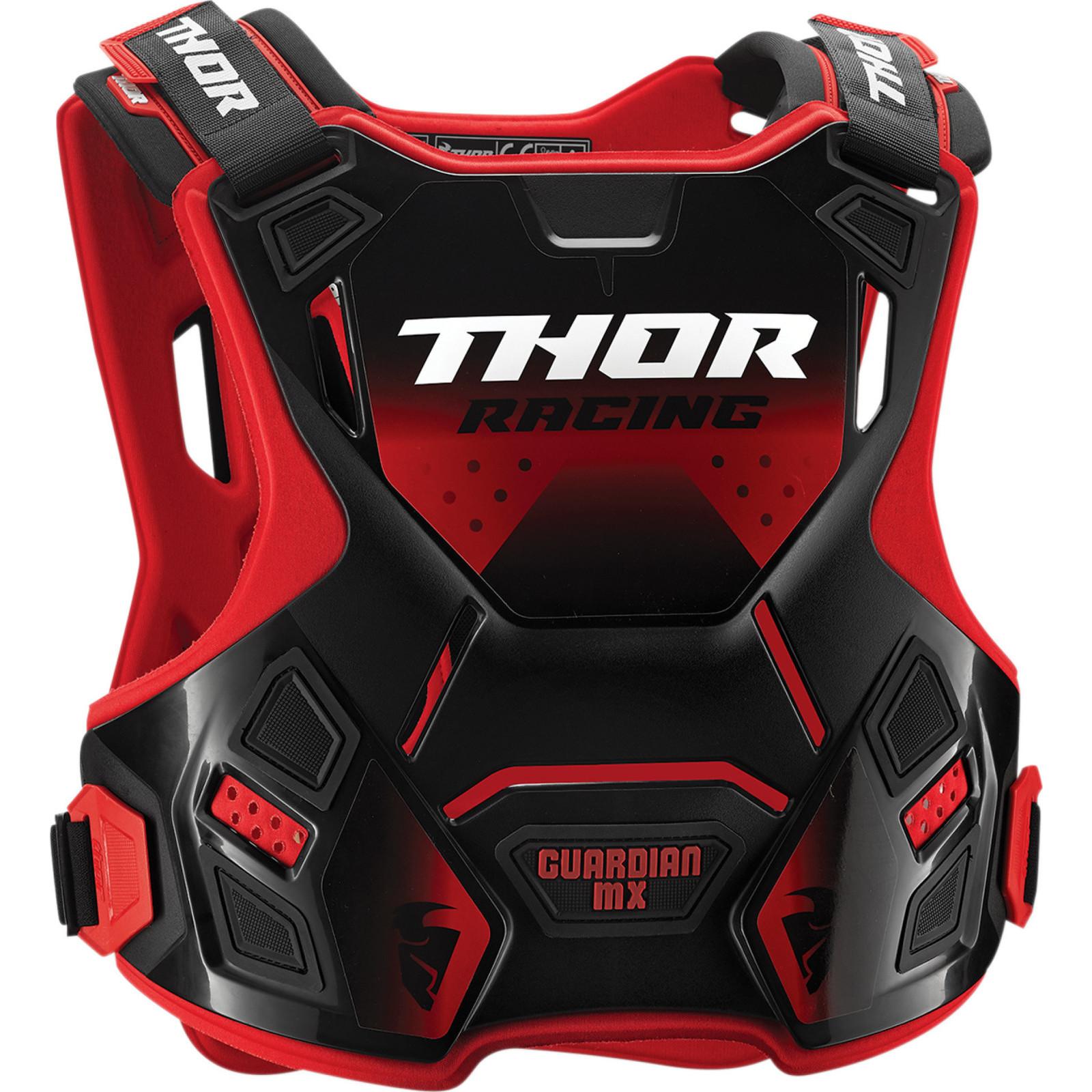 2701-0864 - Thor Guardian MX Roost Deflector M/L Red Black