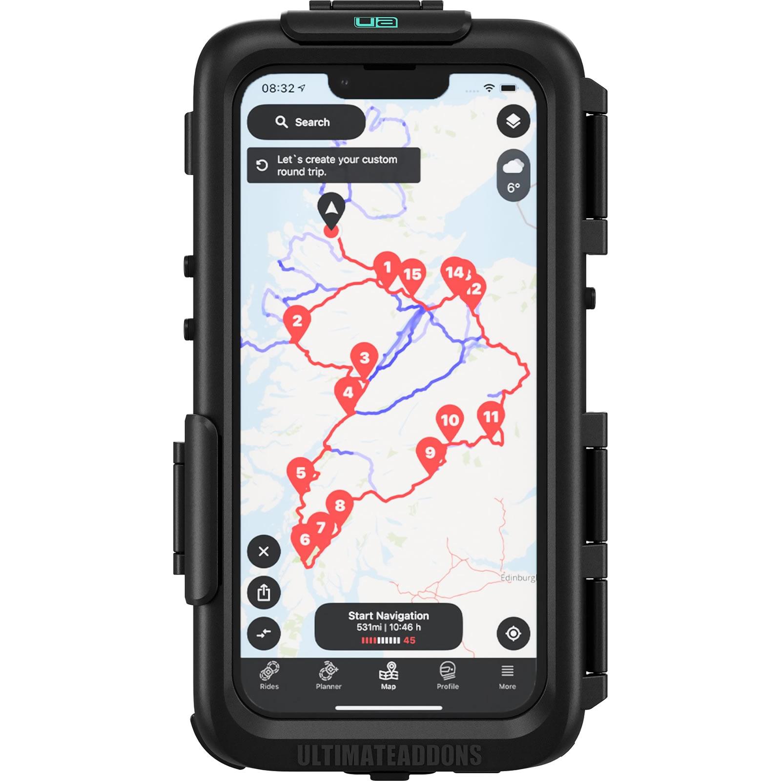 Ultimateaddons Ua-Hardwpi13max - Waterproof Tough Mount Case For Apple Iphone 13 Pro Max