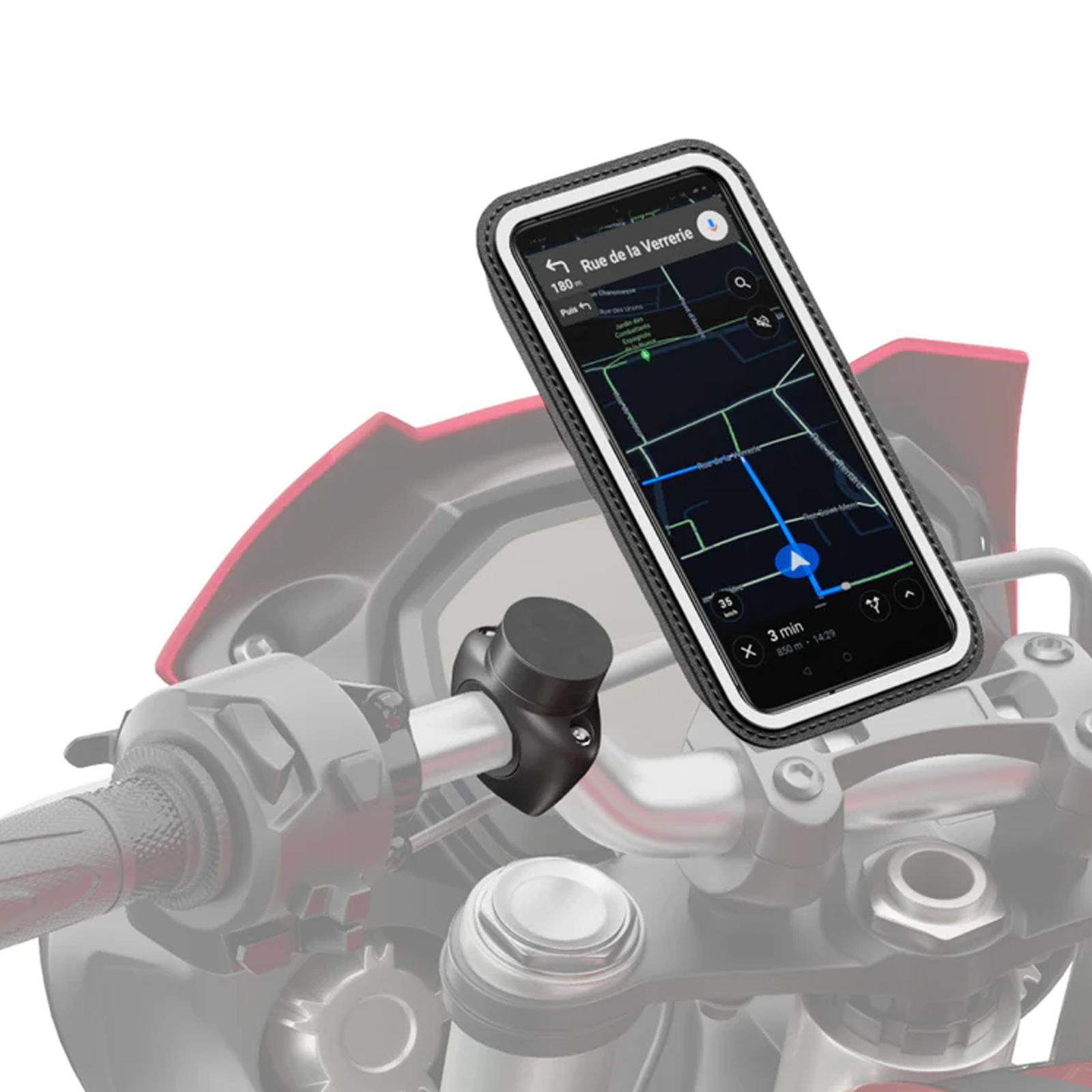 Shapeheart Moto-Pro-2Xl-22O - Smartphone Pro Motorcycle Handlebar Mount Xxl