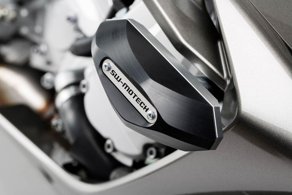 STP.06.590.10301/B - SW Motech Frame Sliders - Yamaha FJR 1300 2006-2015 - Black/Silver
