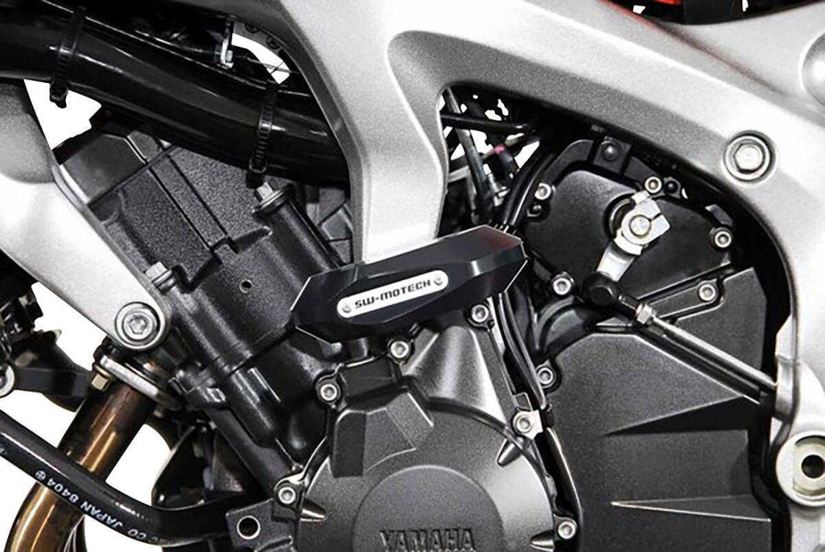 STP.06.590.10000/B - SW Motech Frame Sliders - Yamaha FZS 1000 S Fazer 2006-2014 - Black/Silver