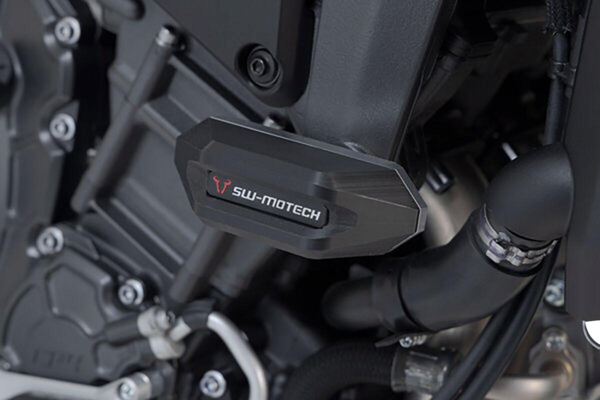 STP.06.590.11400/B - SW Motech Frame Sliders - Yamaha MT-10SP 2021-2024 - Black/Silver