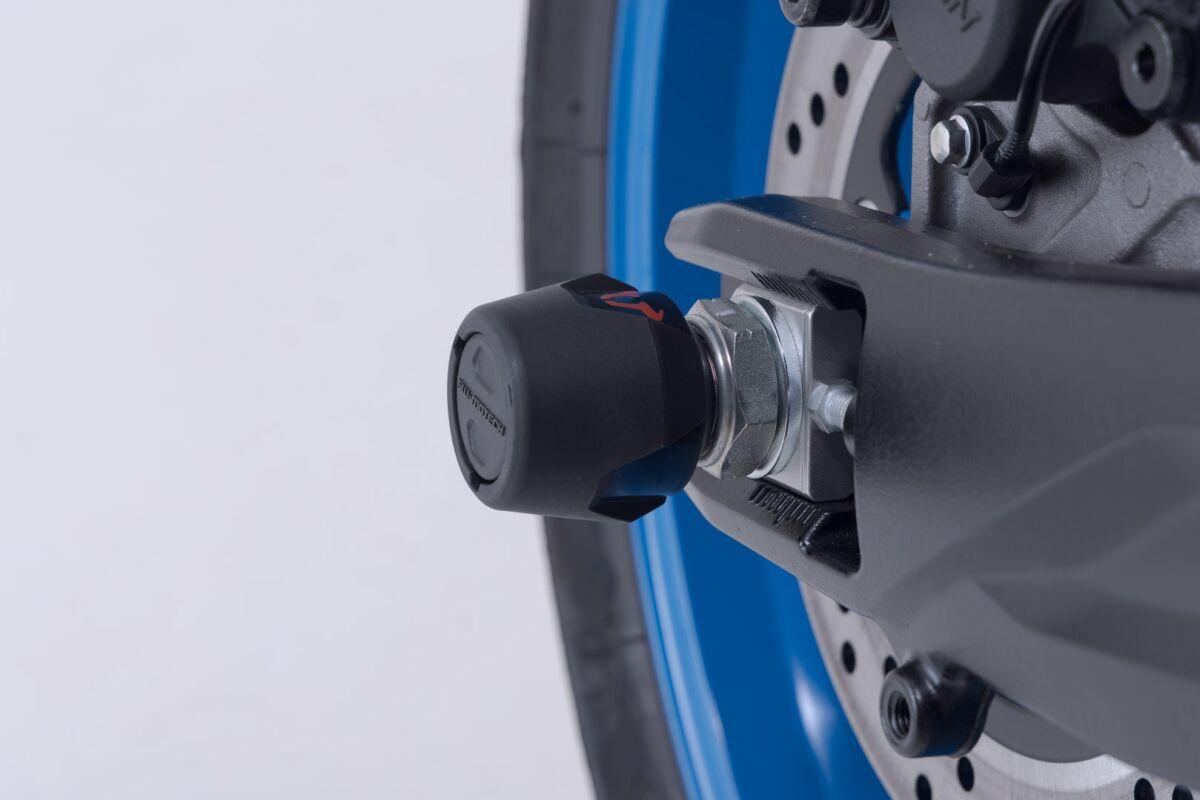 Sw Motech Black Stp.05.176.10700/B - Front Axle Slider Set - Suzuki Gsx-8S 800 2023-2024