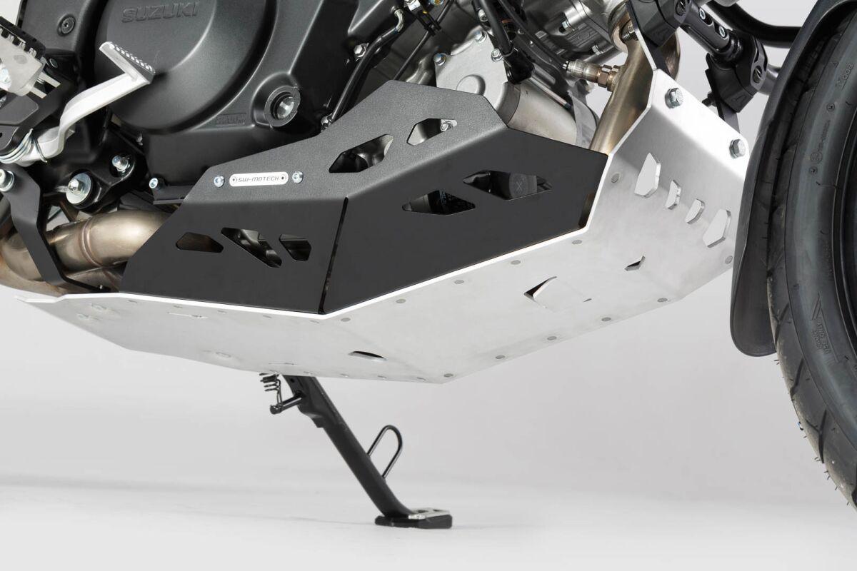 MSS.05.440.10000 - SW Motech Engine Guard - Suzuki DL 1000 2014-2020 - Black/Brushed/Silver