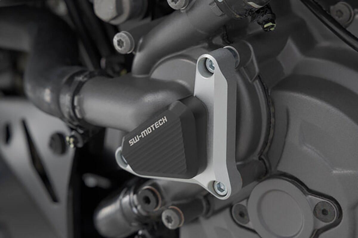 SCT.22.114.10002 - SW Motech Water Pump Protection - Ducati MultiStrada V2 950S 2019-2021 - Black/Silver