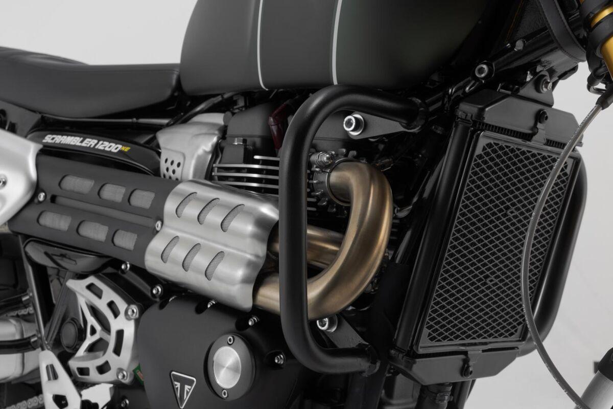 Sw Motech Black/Powder-Coated Sbl.11.848.10000/B - Crash Bars For Triumph Scrambler 1200 Xe 2021-2024