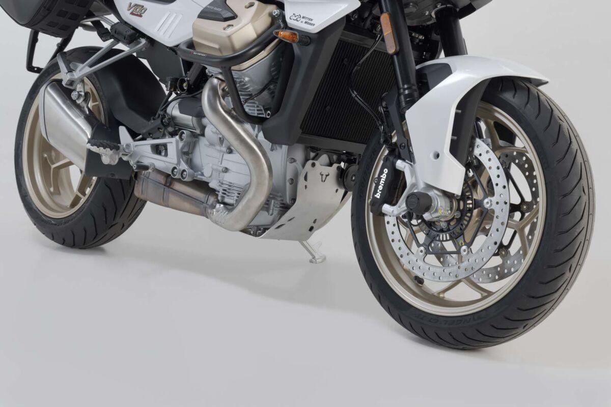 MSS.17.038.10000/S - SW Motech Engine Guard - Moto Guzzi V100 1050 Mandello 2022-2024 - Brushed/Silver