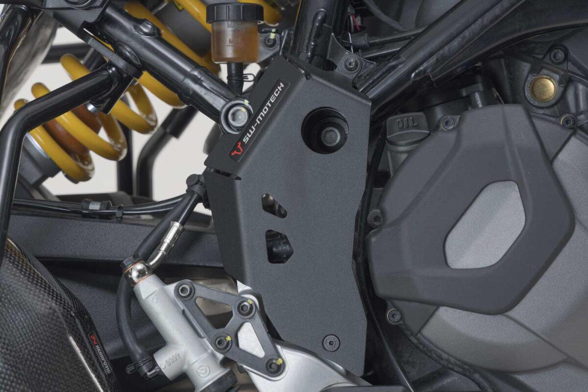 SCT.22.995.10001/B - SW Motech Heel Guard - Ducati Desert X 950 2022-2024 - Anodised/Black