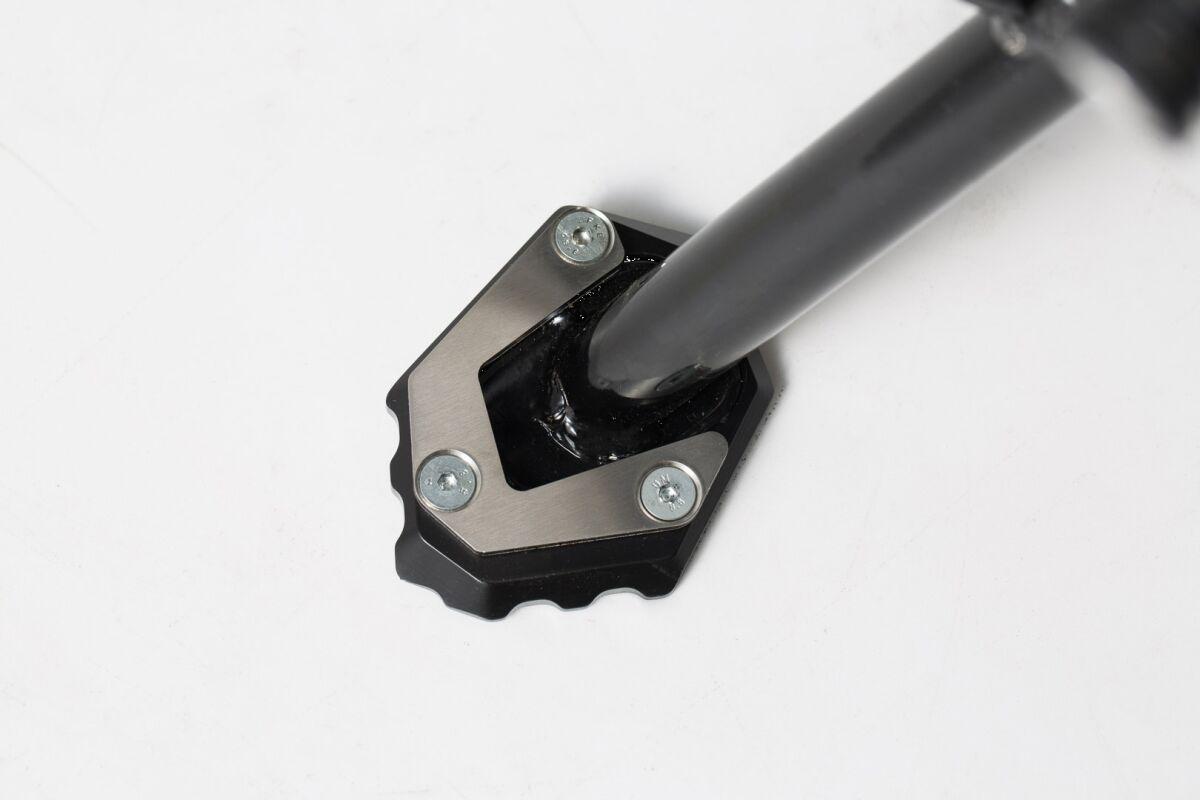 STS.01.548.10000 - SW Motech Side Stand Foot Extension - Honda VFR800X Crossrunner 2015-2020 - Anodised/Black/Silver