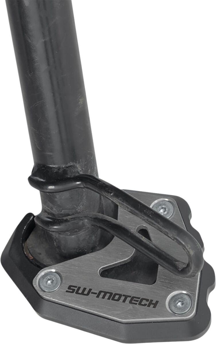 STS.11.842.10000 - SW Motech Side Stand Foot Extension - Triumph Trident 660 2021-2024 - Anodised/Black/Silver