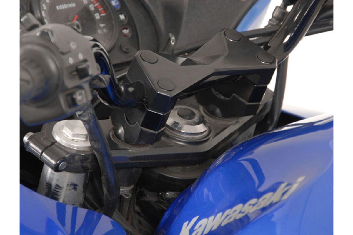 LEH.08.039.12100/B - SW Motech Handlebar Riser - Kawasaki Z 750S 2005-2006 - Black