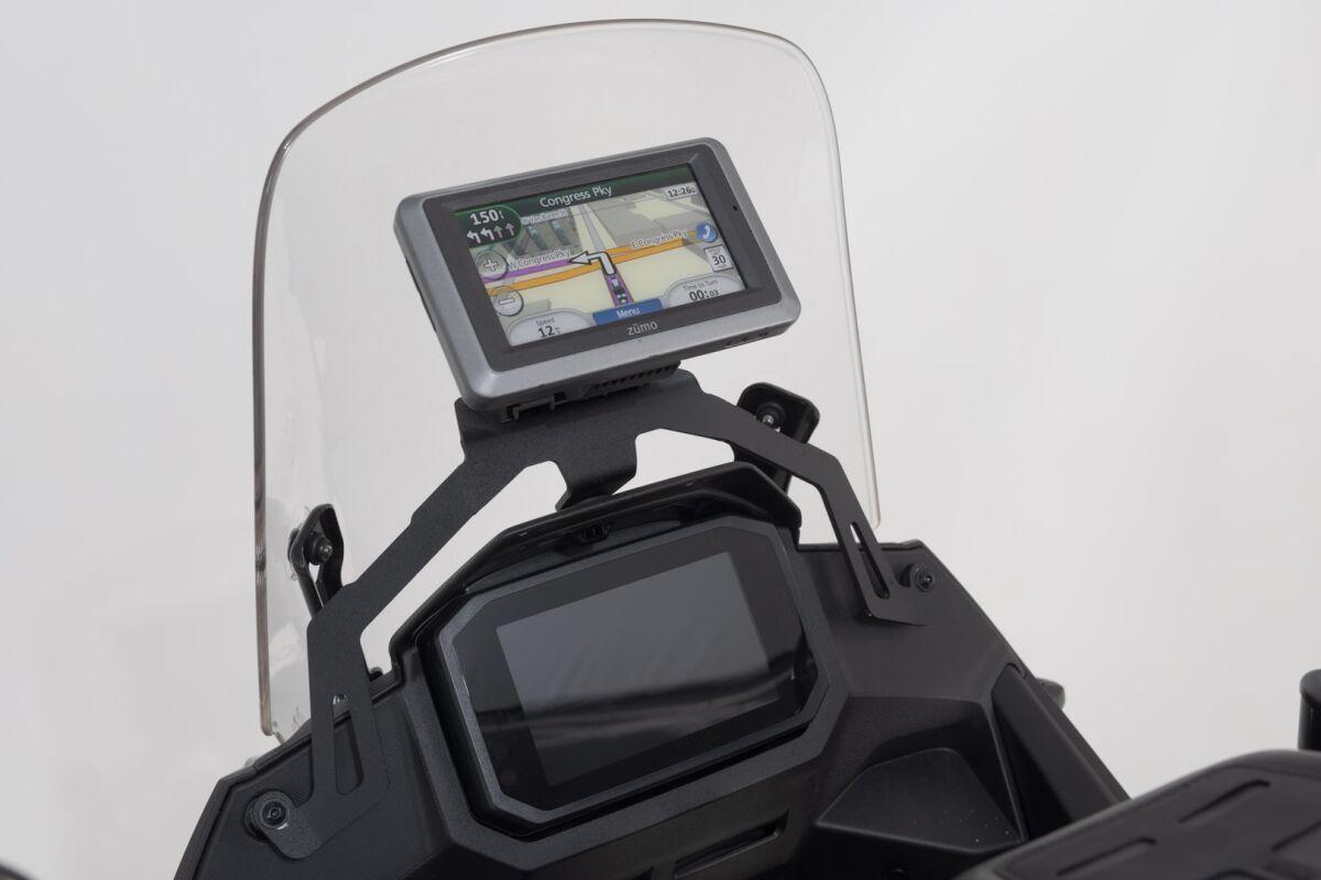 GPS.01.070.10000/B - SW Motech GPS Mount For Cockpit - Honda XL 750 2023-2024 - Black