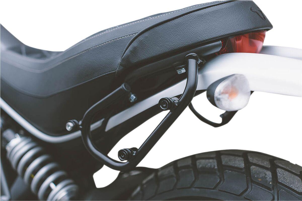HTA.22.577.11003 - SW Motech SLC Right Side Pannier Carrier - Ducati Scrambler 803 2015-2018 - Black