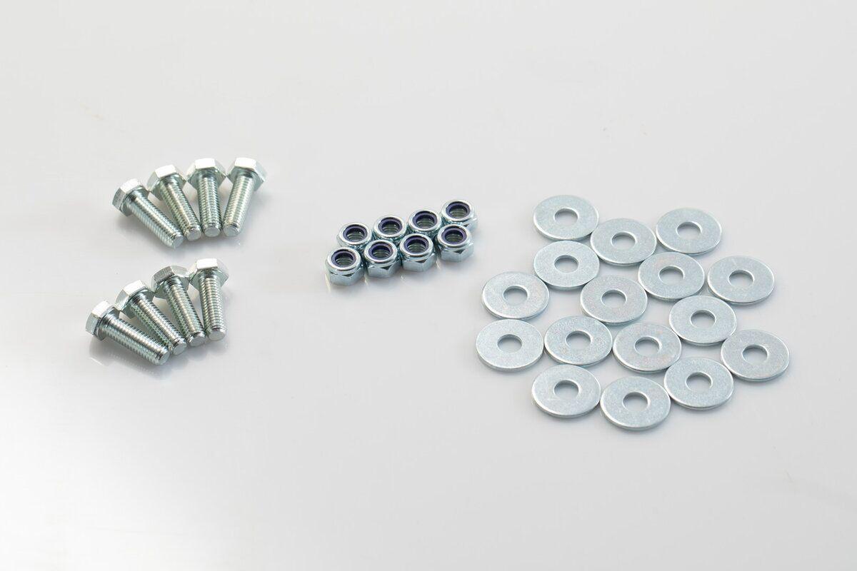 KFT.00.152.36400/S - SW Motech Screw Set For Pro Side Pannier Carrier - Moto Guzzi V85 850 TT 2018-2024 - Silver