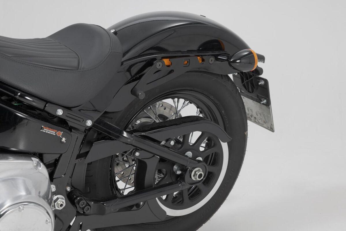 Sw Motech Black Hta.18.682.11400 - Slh Left Side Pannier Carrier - Harley Davidson Fxst 1750 2020-2024