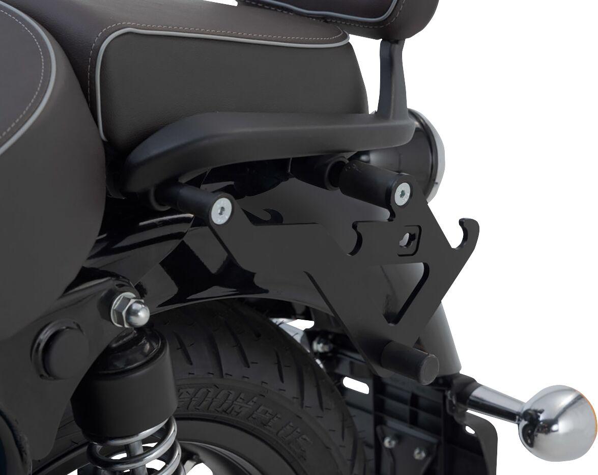 HTA.41.682.11000 - SW Motech SLH Right Side Pannier Carrier - Royal Enfield Meteor 350 2021-2022 - Black
