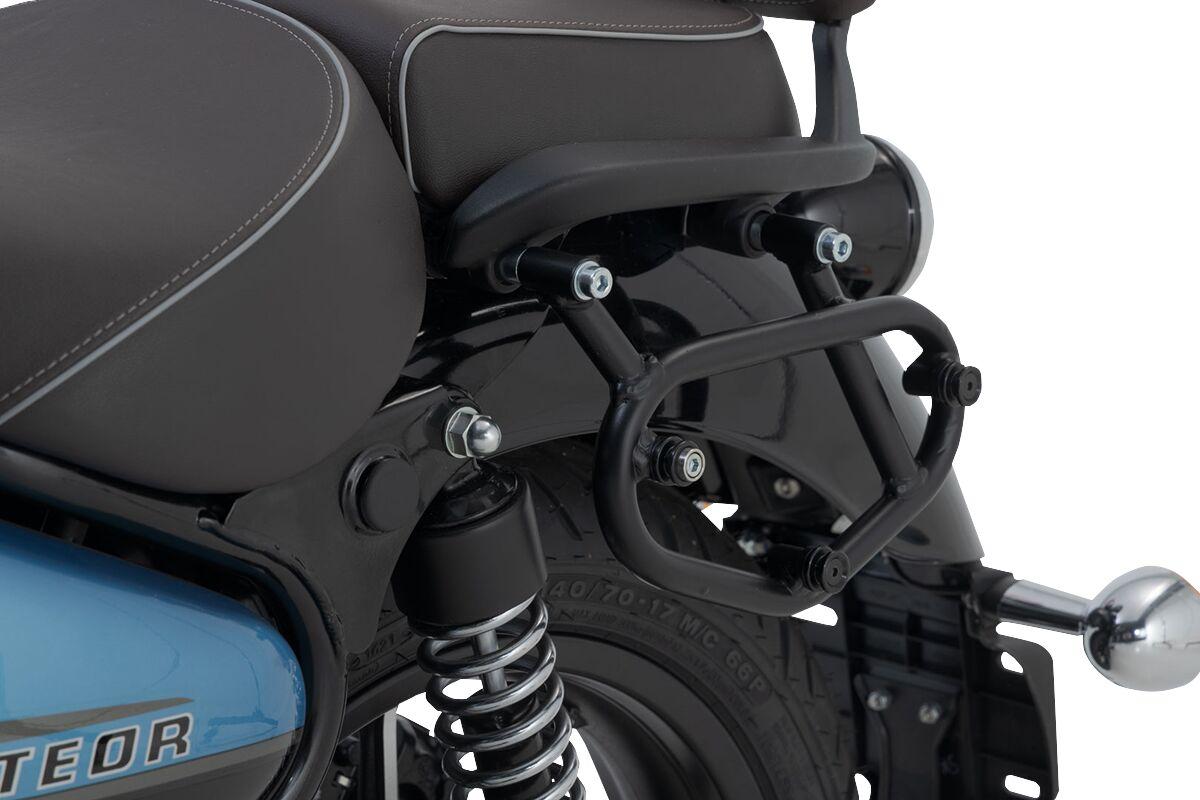 HTA.41.983.10000 - SW Motech SLC Left Side Pannier Carrier - Royal Enfield Meteor 350 2021-2022 - Black