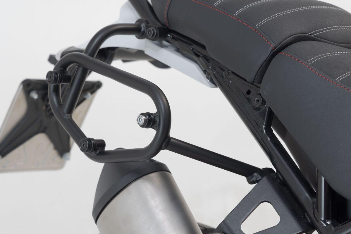 HTA.22.995.11000 - SW Motech SLC Right Side Pannier Carrier - Ducati Desert X 950 2022-2024 - Black