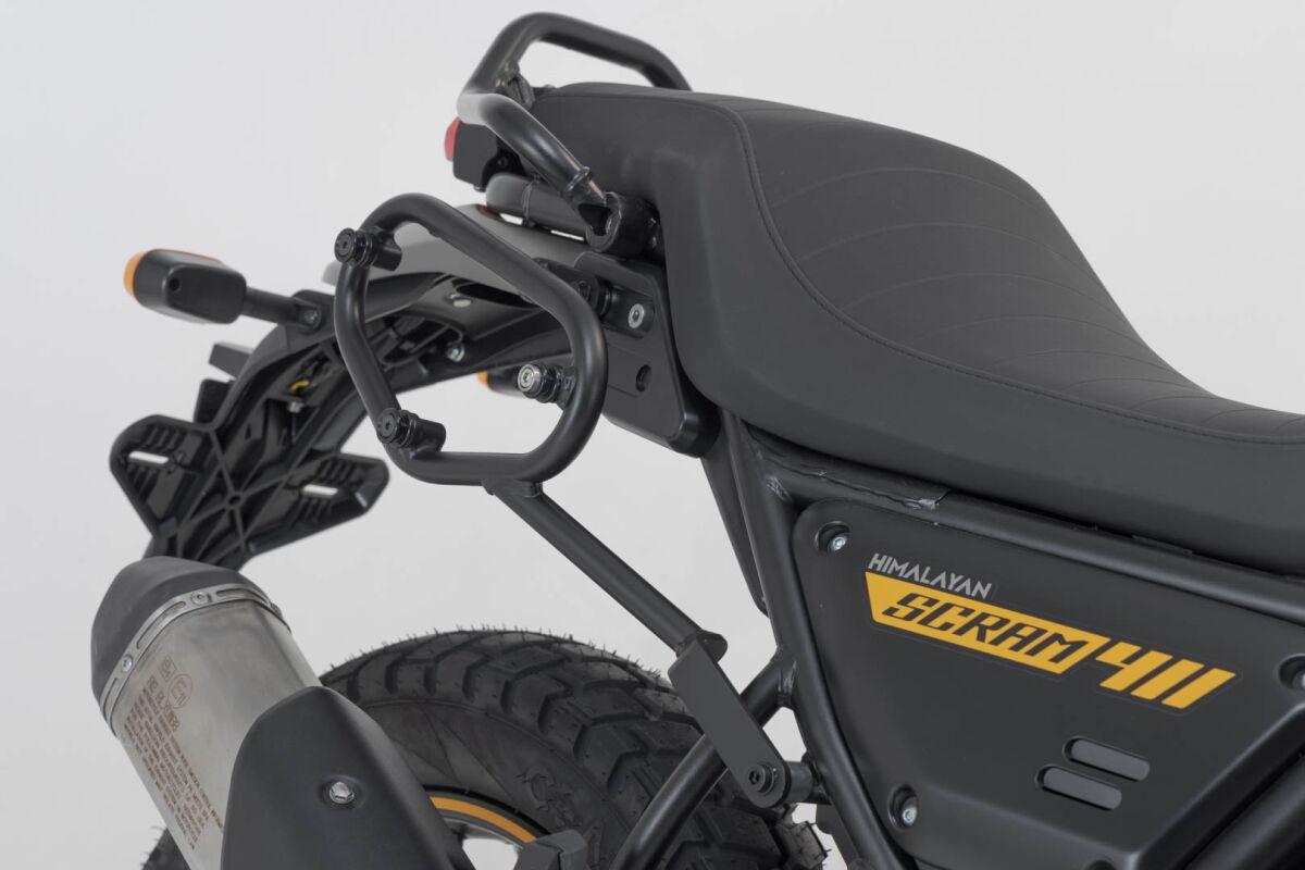 HTA.41.030.11000 - SW Motech SLC Right Side Pannier Carrier - Royal Enfield Scram 411 2023-2024 - Black