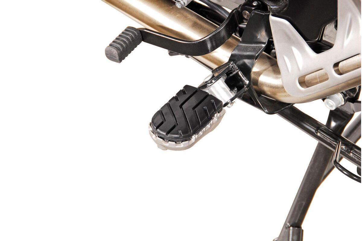 FRS.07.011.10002/S - SW Motech ION Footpegs For BMW F 650 GS 2003-2010 - Black/Silver