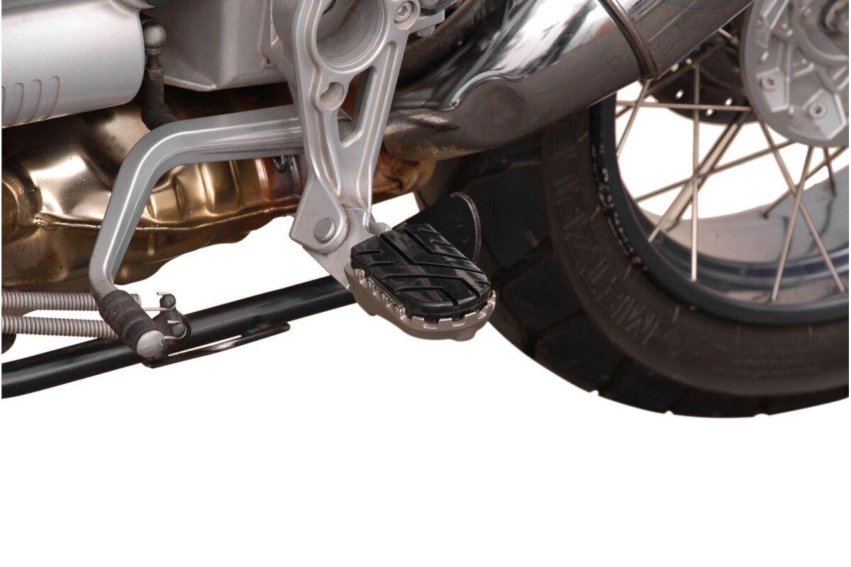 Sw Motech Black Frs.07.011.10501/S - Ion Footpegs - Bmw R 1200 Gs 2004-2013 - /Silver