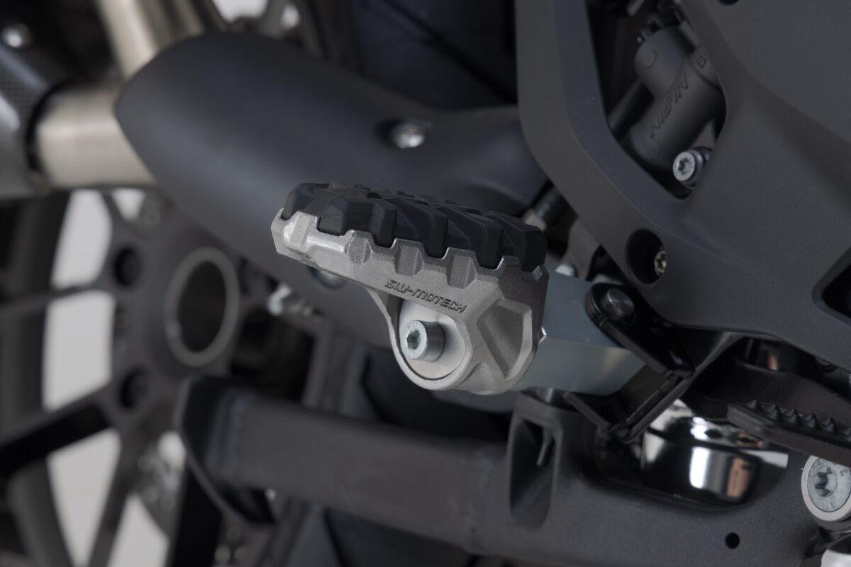 Sw Motech Black Frs.07.112.10302 - Evolution Footpegs - Ducati Desert X 950 2024 - /Silver