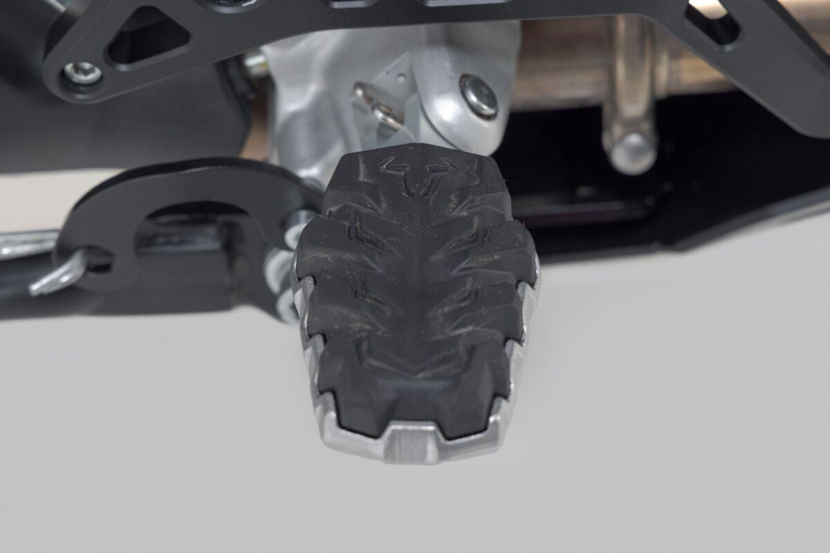 FRS.22.112.10201 - SW Motech Evolution Footpegs - Ducati MultiStrada V4 1200 Pikes Peak 2022-2024 - Black/Silver
