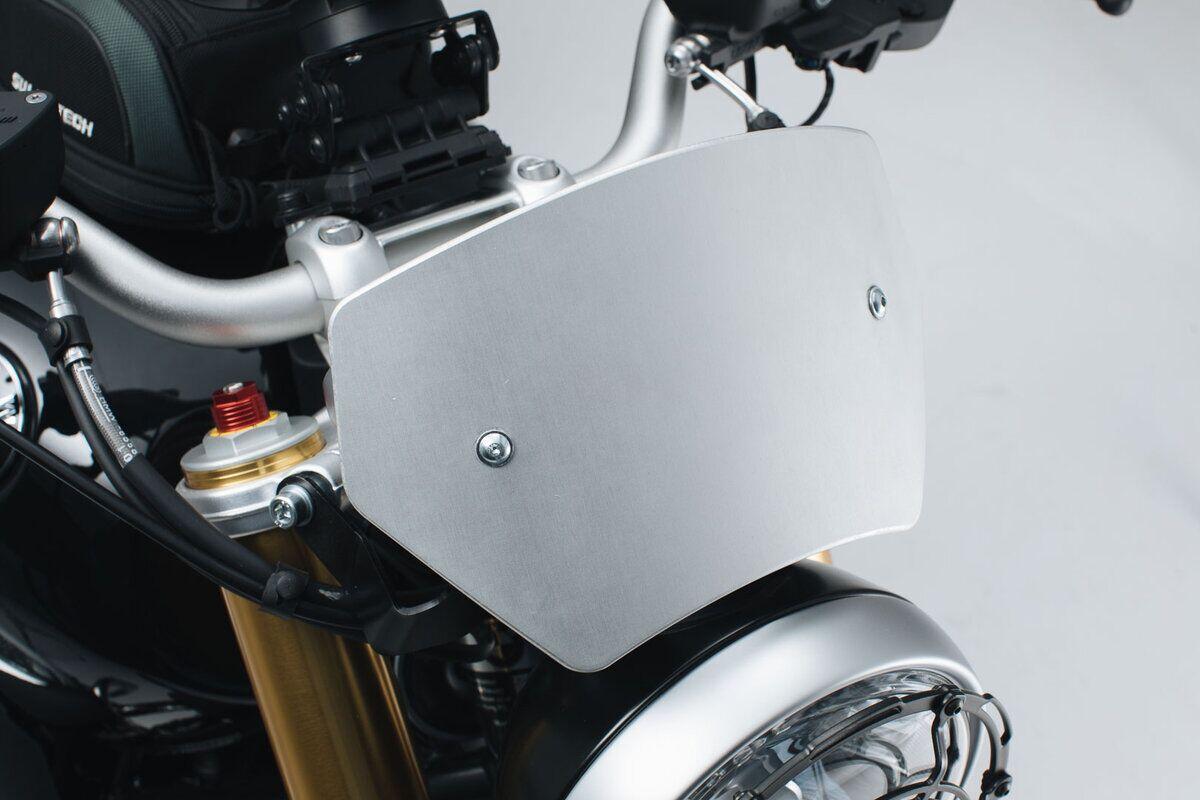 SCT.07.512.10100/S - SW Motech Windscreen - BMW R Nine T 2014-2023 - Black/Silver