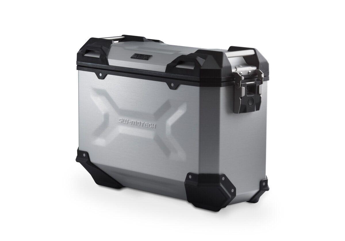 Sw Motech Anodized/Silver Alk.00.733.10000r/S - Trax Adventure Hard Pannier Case For Voge Adventure 650 Dsx 2021-2024 Right