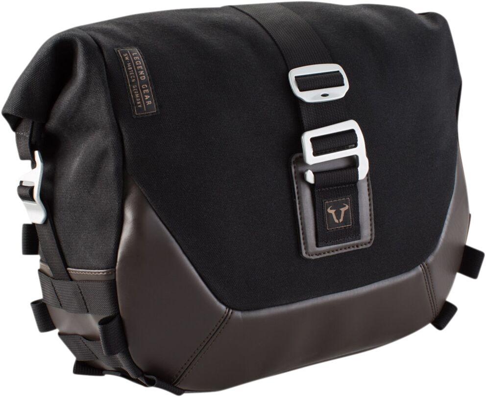 BC.HTA.00.401.10000 - SW Motech Legend Gear Saddlebag - Yamaha XVS 950 A 2009-2014 - Black/Brown