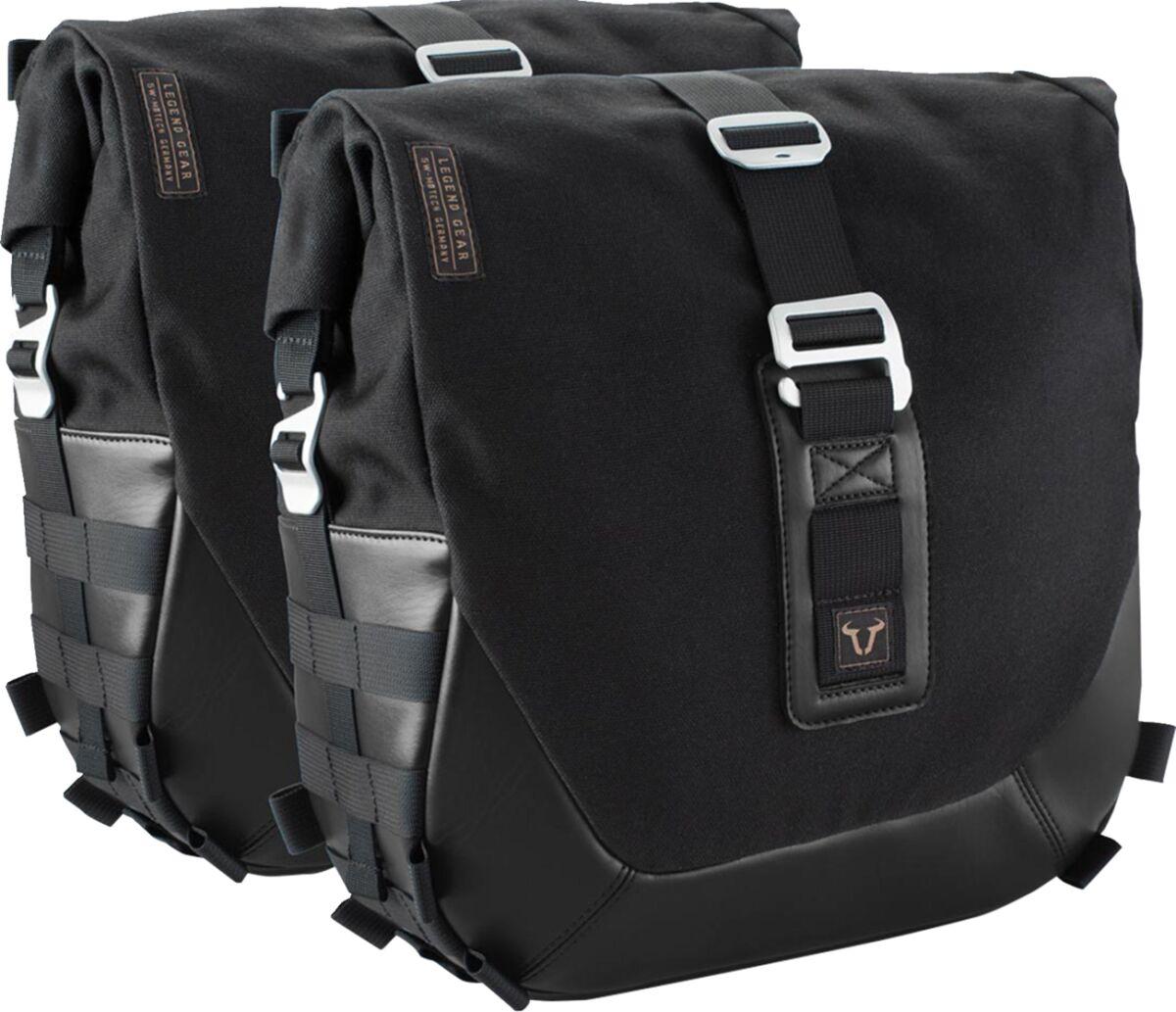 BC.HTA.41.983.20100 - SW Motech Legend Gear Side Pannier Bag For Royal Enfield Meteor 350 2021-2024 - Black