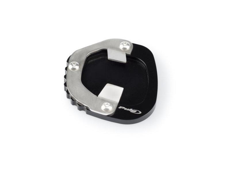 Puig Black 20298N - Kickstand Extension Pad For Yamaha Tenere 700 2019-2025