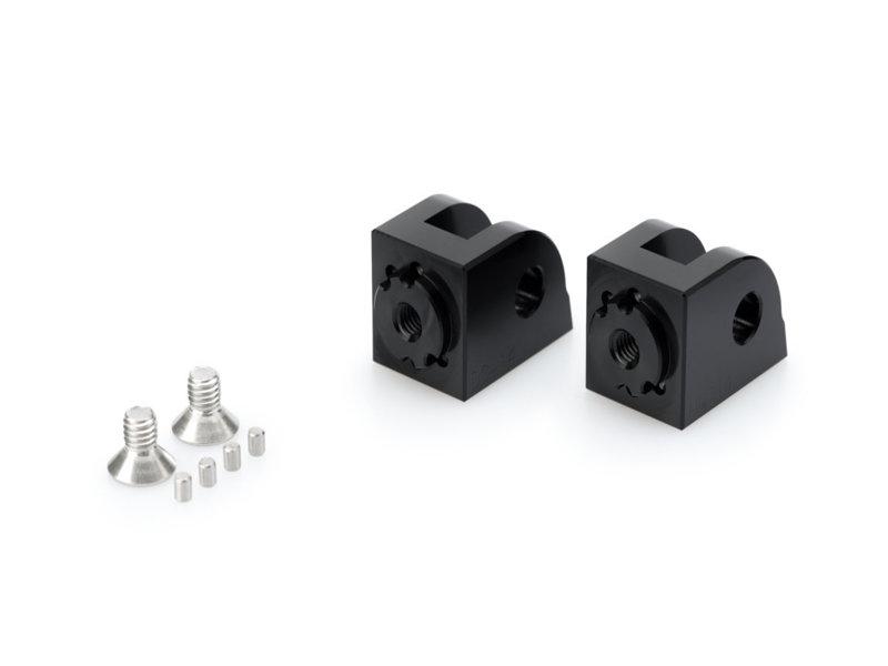 20318N - Puig Adjustable Footpeg Adaptors For Honda CB1000 R 2008-2016 - Black