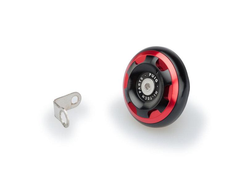 20341R - Puig Engine Oil Filler Cap For Yamaha FZ 750 1987-1994 - Red