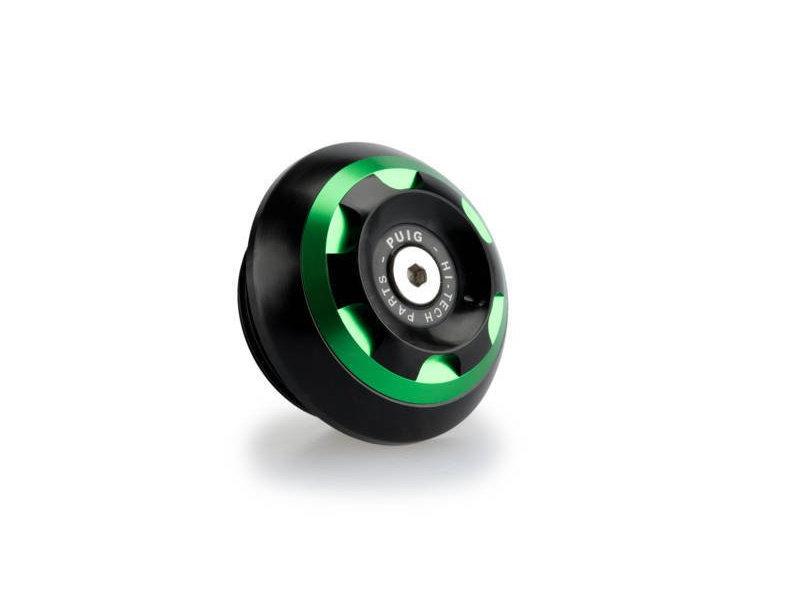 20342V - Puig Engine Oil Filler Cap For Kawasaki GTR 1400 2007-2017 - Green