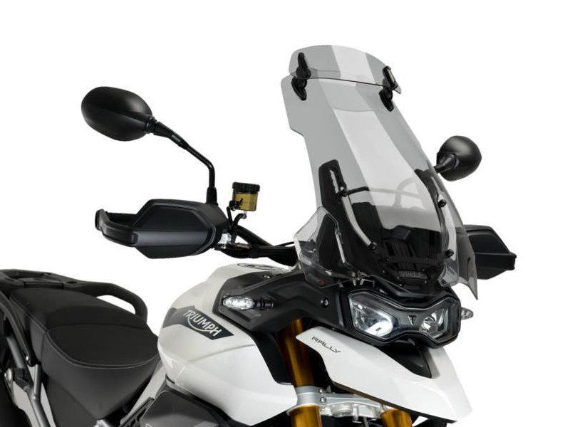 20376H - Puig Touring Screen With Extender For Triumph Tiger 900 2020-2023 - Light Smoke