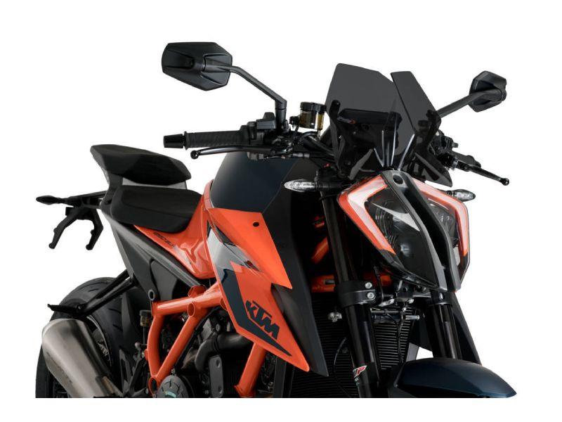 20425F - Puig New Generation Sport Screen For KTM 1290 Super Duke R 2020-2024 - Dark Smoke