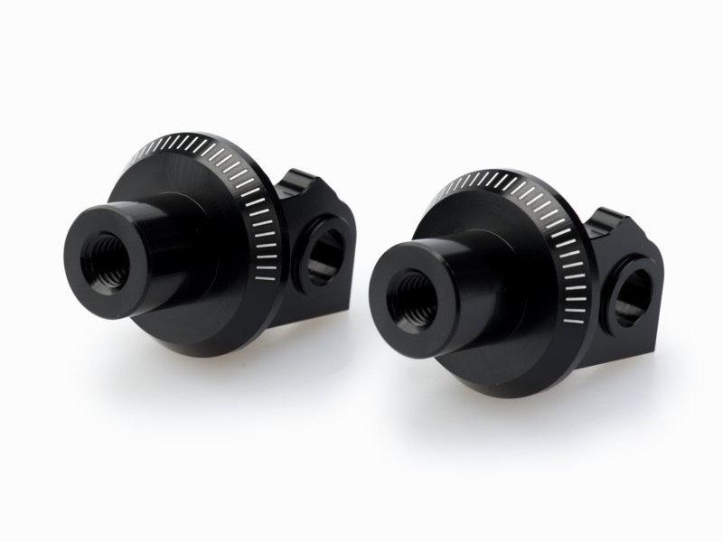 Puig Black 20452N - Footpeg Adaptors For Ktm 1290 Super Duke R 2020-2024