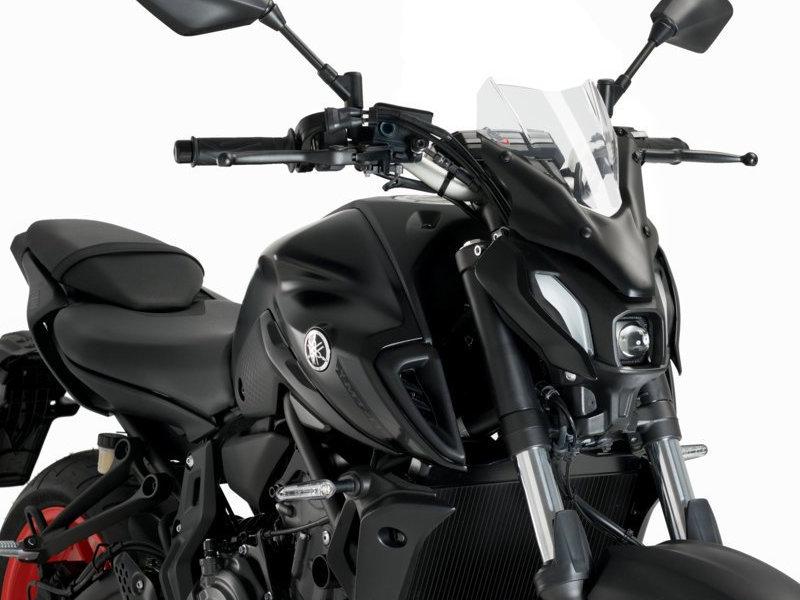 20618W - Puig New Generation Sport Screen For Yamaha MT-07 2021-2024 - Clear